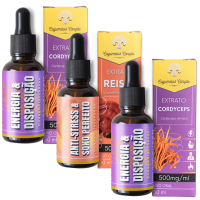 Imagem de Vitalidade Plena: 2 Cordyceps + 1 Reishi