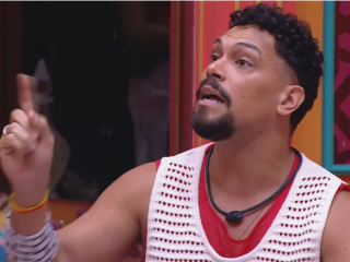 Imagem principal do artigo "Pomba suja"; Aline e Vinícius trocam farpas com sisters após uso do termo