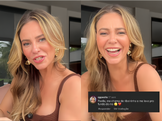 Imagem da notícia Paolla Oliveira se diverte ao responder cantadas de internautas na web: "É um fetiche"