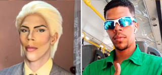 Imagem da notícia Sem maquiagem e de cavanhaque, Ken Humano vira frentista