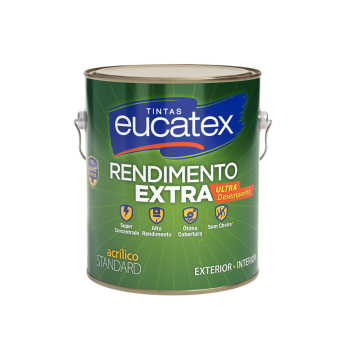 Imagem do produto TINTA ACRÍLICA RENDIMENTO EXTRA 3,6 LTS STANDARD - EUCATEX