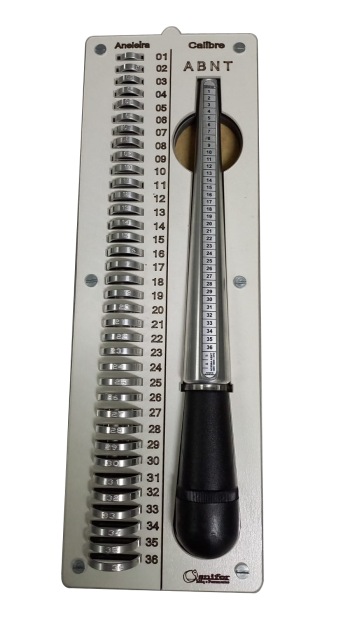 Imagem do produto Estojo Aneleira com Calibres Osnifer ABNT (Medidor de Anéis)