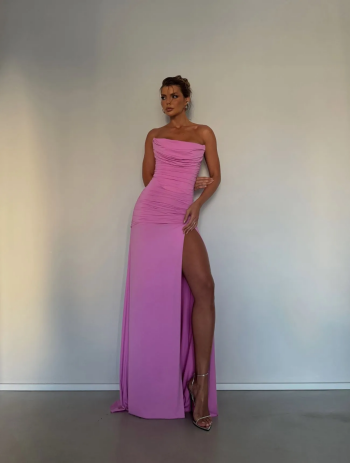 Imagem de Vestido Longo Lilás Isis - Cloude