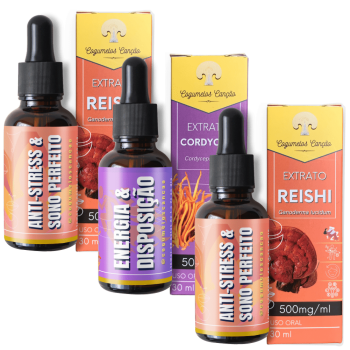 Imagem de Energia Suave: 2 Reishi + 1 Cordyceps