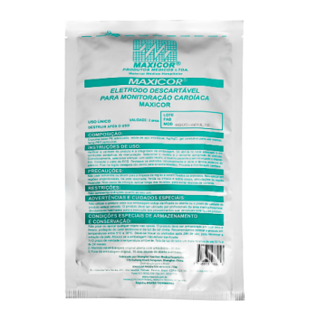 Imagem do produto ELETRODO DESCARTAVEL ECG MAXICOR MAX02 ADULTO - Lote 250520 Val. 19/05/2028