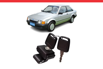 Imagem do produto Cilindro de Porta Luvas Universal com Chave para Ford Escort .../1991 - Cod. 1797