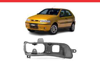 Imagem do produto Carcaça do Farol Cinza Lado Direito para Fiat Palio 2001 a 2003 - Cod. 14127
