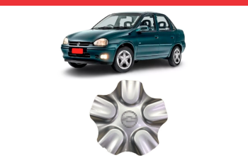 Imagem do produto Calota Centro de Roda Midas para Chevrolet Corsa Sedam 1997 a 1999 - Cod. 6619