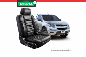 Imagem do produto Capa de Couro Grancouro para Banco da Chevrolet S-10 LS c/Simples 2013 - Cod. 9607