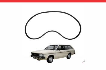 Imagem do produto Guarnição Vigia com Friso Alumínio para Ford Belina II 1978 a 1984