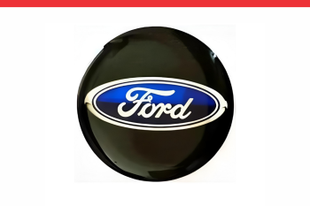 Imagem do produto Emblema Logo Ford Preto Resinado para Calota – Cod. 14161