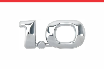 Imagem do produto Emblema “1.0” Cromado para Chevrolet Corsa – Cod. 284