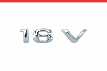 Imagem do produto Emblema “16V” Cromado para Chevrolet Vectra 2003 – Cod. 9966