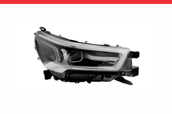 Imagem do produto Farol RF Elétrico com Led Aro Cromado Lado Direito para Toyota Hilux SRV 2021 a 2023 - Cod. 16939