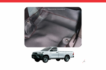 Imagem do produto Forração de Assoalho Preto para Toyota Hilux Cabine Simples 2016/...