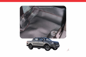 Imagem do produto Forração de Assoalho Preta para Ford Ranger Cabine Dupla 2023/...