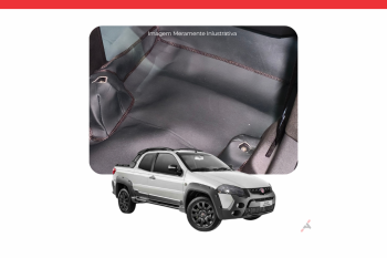 Imagem do produto Forração de Assoalho para Fiat Strada Cabine Dupla 2009 a 2020