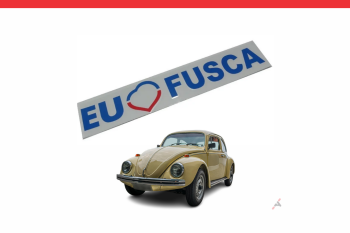 Imagem do produto Adesivo "EU AMO FUSCA" para Volkswagen Fusca