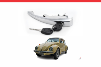 Imagem do produto Maçaneta de Porta Externa Com Chave para Volkswagen Fusca 1973 a 1981