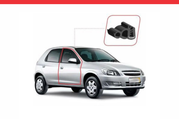 Imagem do produto Guarnição Porta com Aba para Chevrolet Celta 4P/Prisma/Montana G1/Corsa 4P/Astra/Classic 1994 a 2016 – Cod. 17178