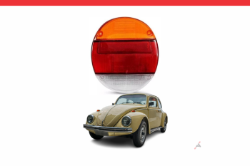 Imagem do produto Lente Lanterna Traseira Tricolor para Volkswagen Fusca Fafa 1980 a 1996