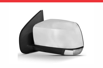 Imagem do produto Retrovisor RF Elétrico Cromado com Pisca sem Ponto Cego Lado Esquerdo para Chevrolet S-10 2012 a 2024 - Cod. 16936