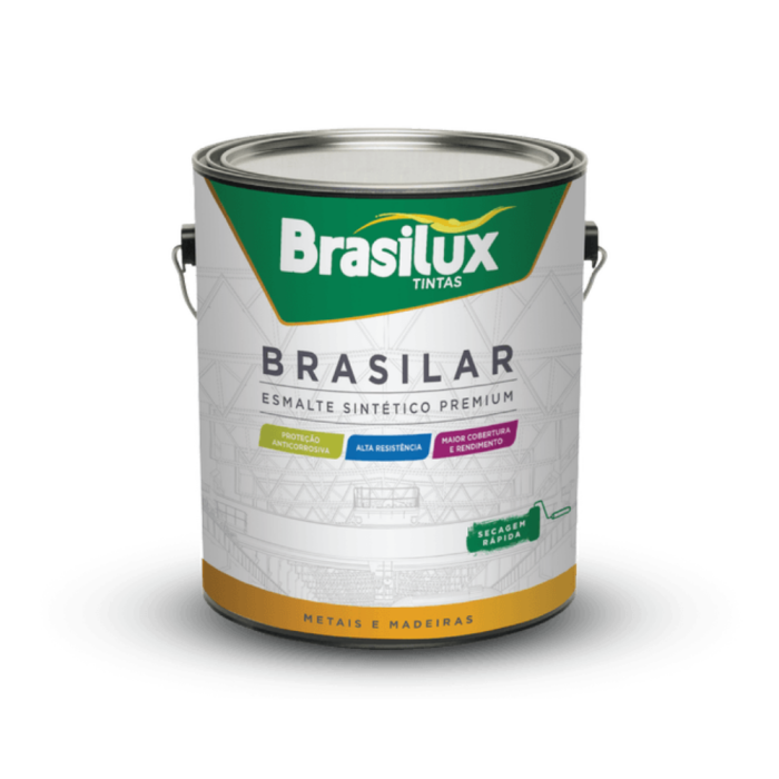 Imagem de ESMALTE SINTÉTICO BRASILAR 3,6 LTS PREMIUM - BRASILUX