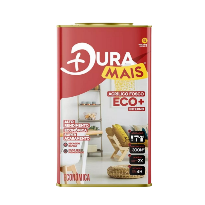 Imagem de TINTA ACRÍLICA ECO MAIS VERDE KIWI 18 LTS - ECONÔMICA - DURAMAIS