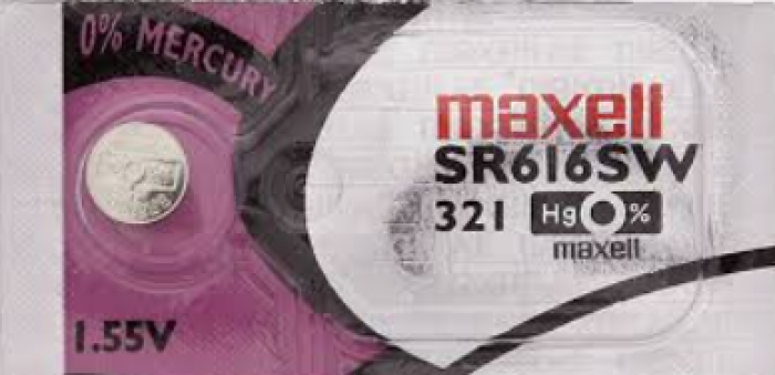 Imagem de Bateria 321 (SR616) Maxell - Valor Unitário