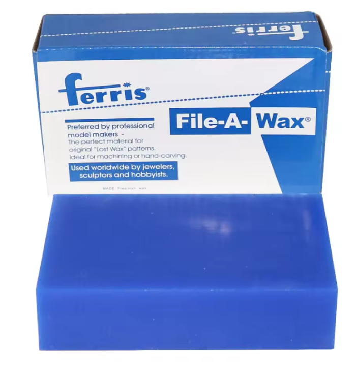Imagem de Bloco de Cera Azul Ferris para Modelagem - 15x9 cm