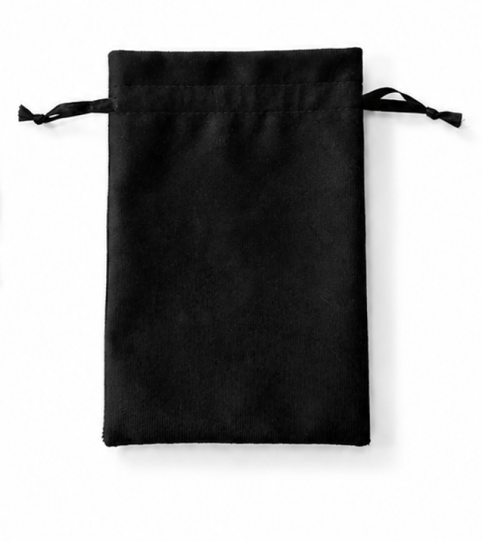 Imagem de Saquinho de Suede Preto 352 - GG (16 x 24 cm) – Pacote com 10 Unidades