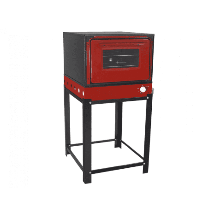 Imagem de FORNO A GÁS BRAVO BAIXA PRESSÃO COM CAVALETE VERMELHO