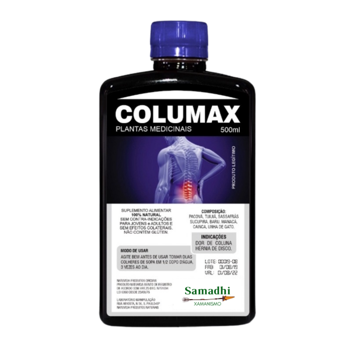 Imagem de Garrafada Columax Plantas Medicinais 500ml Suplemento Natural para Alívio da Dor na Coluna e Hernia de Disco