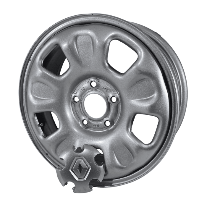 Imagem de Roda Renault Duster - Oroch 2012 - 2019 Ferro (com Calota) 403002241-C