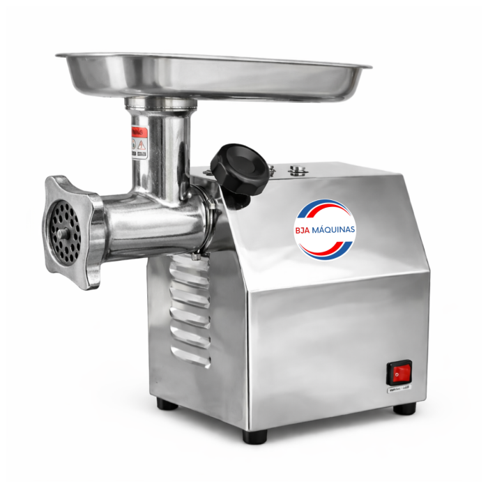Imagem de Moedor De Carne 1cv Elétrico Boca 10 Inox Profissional BJA