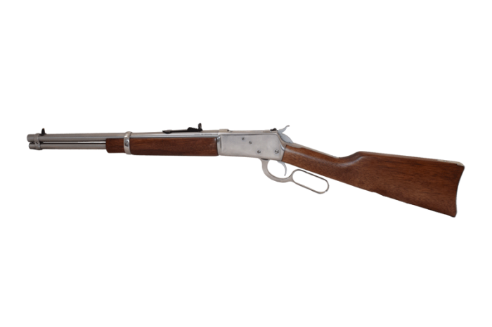 Imagem de CARABINA ROSSI LEVER ACTION JR. .38 SPL 8 TIROS 406MM (16 POL) CANO REDONDO INOX
