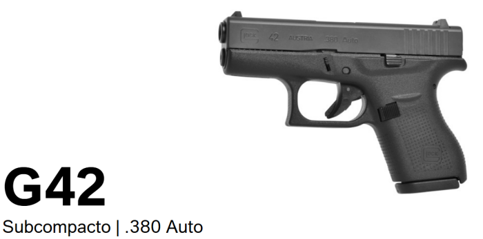 Imagem de GLOCK G42