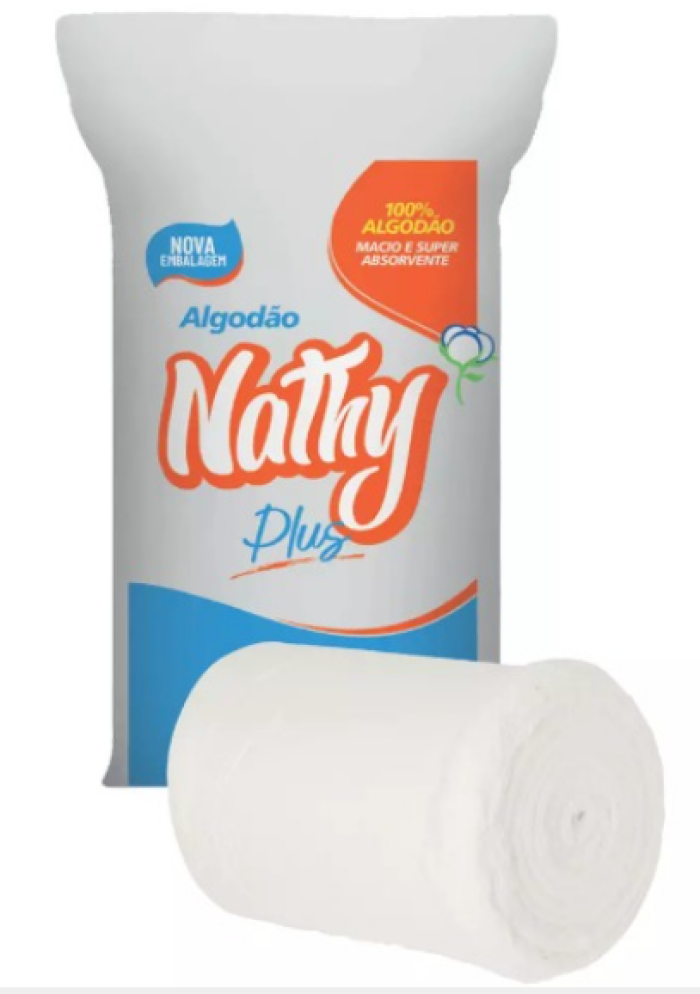 Imagem de ALGODAO CARD HIDROFILO 500G   NATHY