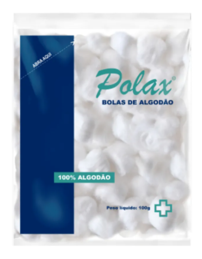 Imagem de ALGODAO HIDROFILO 100G BOLA   POLARFIX
