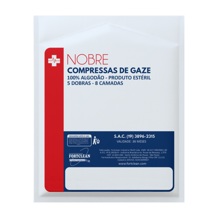 Imagem de TEC GAZE 13 F. 500 X 10 ESTERIL NOBRE