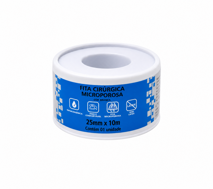 Imagem de FITA CIR. MICROPORE 25MMX10M CARR. BCO   CIEX