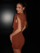 Imagem adicional 2 do item Vestido Marrom Drica - Cloude