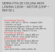 Imagem adicional 1 do item SERRA FITA DE COLUNA INOX LAMINA 2,82 MOTOR 2 HP BM150 BERMAR