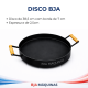 Imagem adicional 3 do item Disco Bifeira 38,5cm Borda 7cm Modelo Arado C/ Cabo BJA
