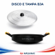 Imagem adicional 1 do item Bifeira Disco De Arado 43cm Com Borda 4cm e Tampa BJA
