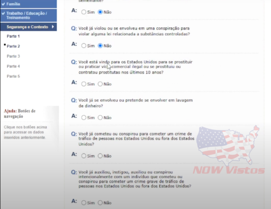 Imagem DS-160%20formulário%20Visto%20Americano%20passo%20a%20passo%20perguntas%20de%20segurança%205