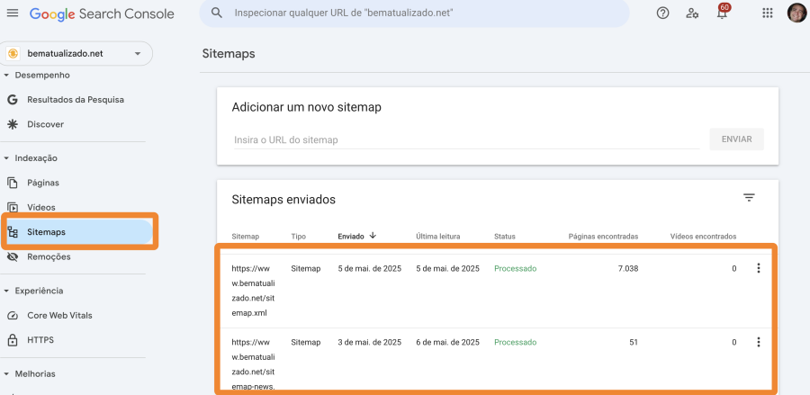 Imagem sitemaps