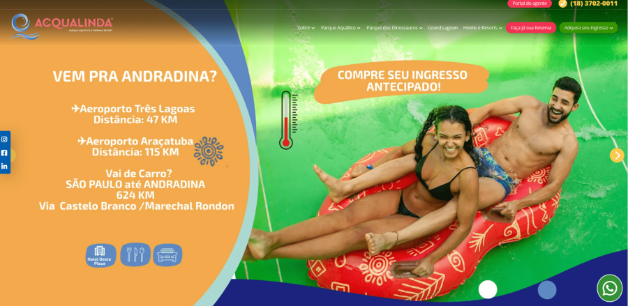 Imagem Professional Website - Thermas Acqualinda - One of the biggest investors in Brazil and Latin America-min