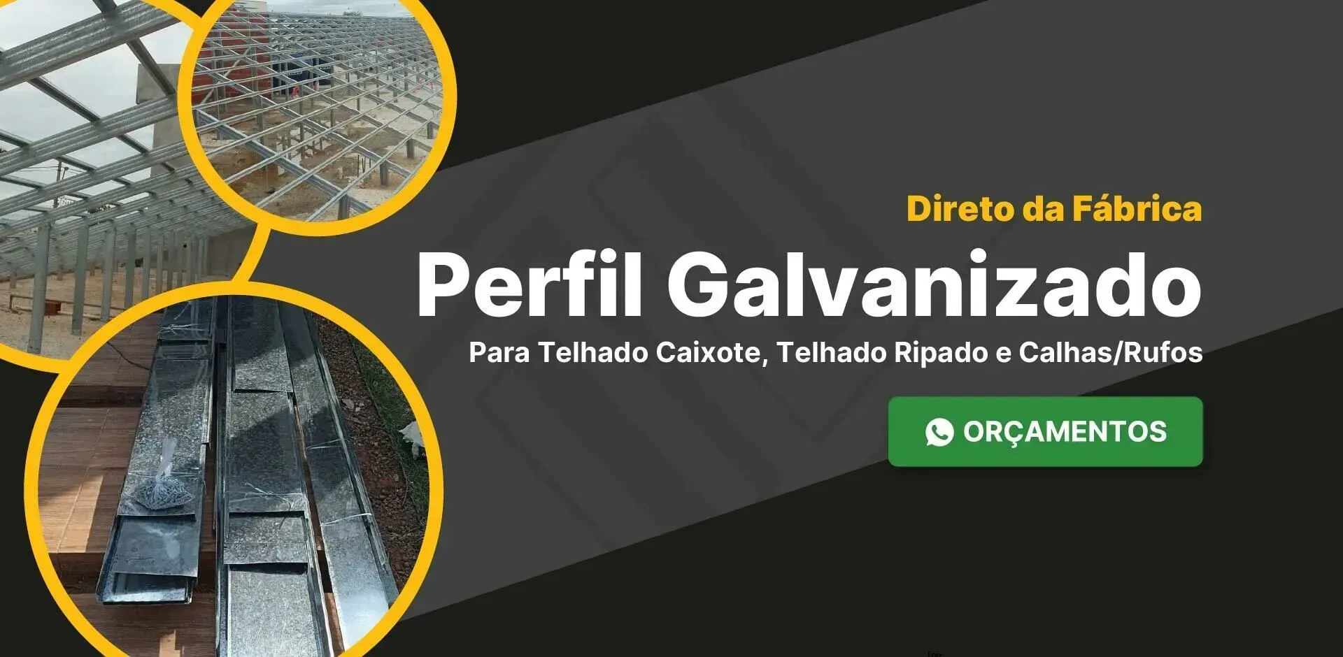 Banner perfil galvanizado