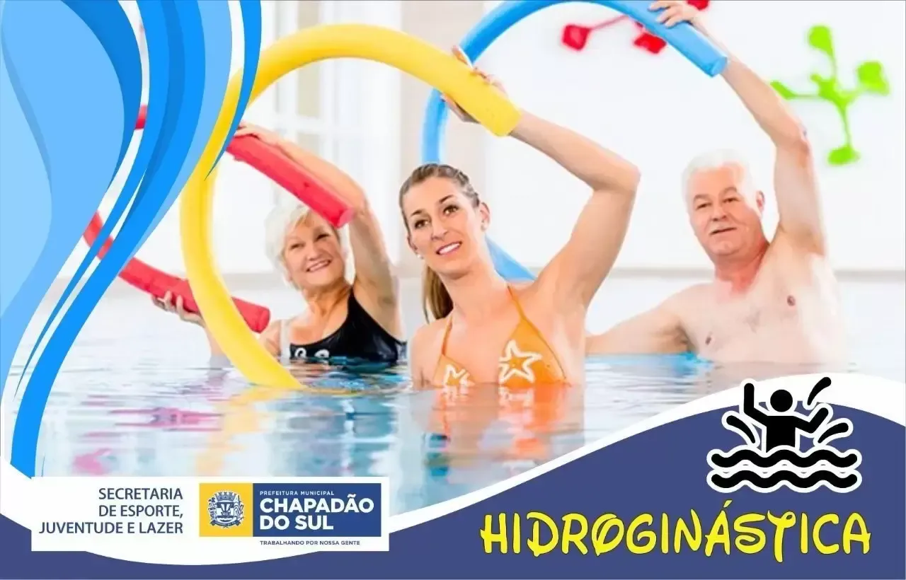 Imagem de compartilhamento para o artigo Chapadão do Sul reabre matrículas para fila de espera das aulas de Hidroginástica da MS Todo dia